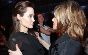 Chance meeting of Angelina Jolie and Sony's Amy Pascal