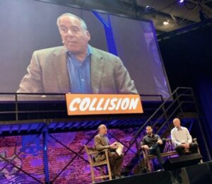 Peter Himler at Collision conference